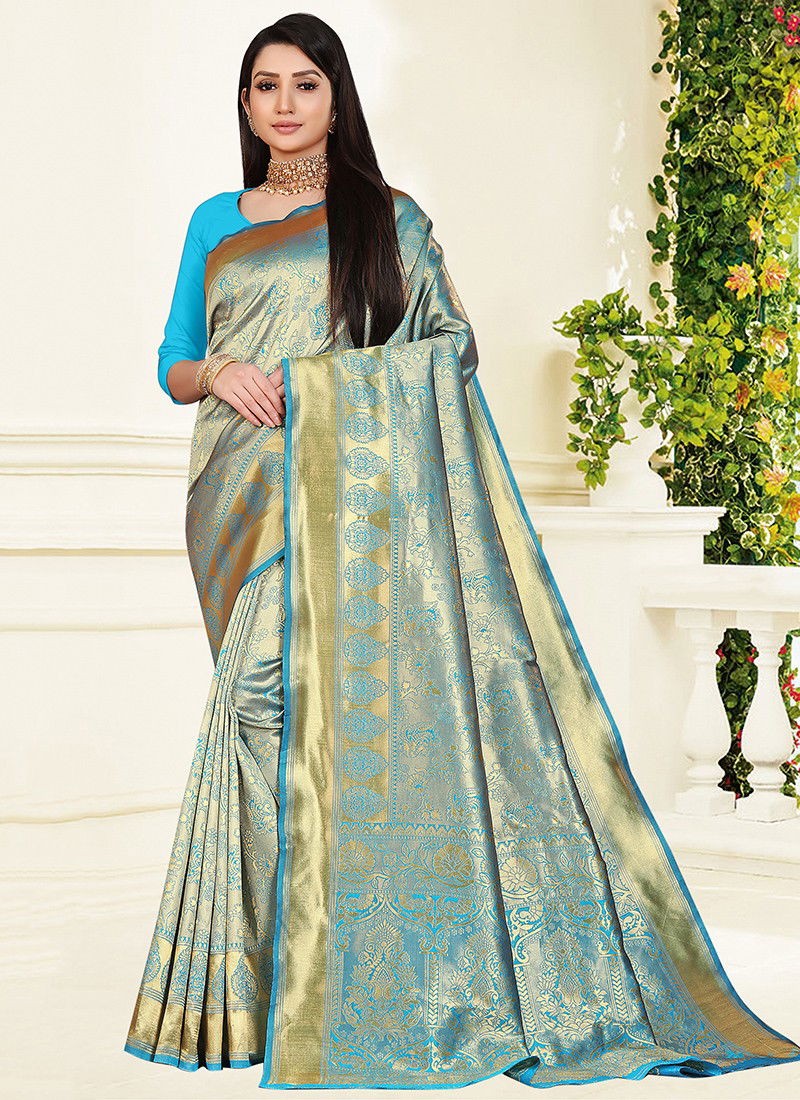 1004 Santraj Fancy Wear Designer Heavy Silk Saree Collection 